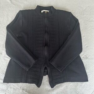 St. John Black Cardigan Sweater